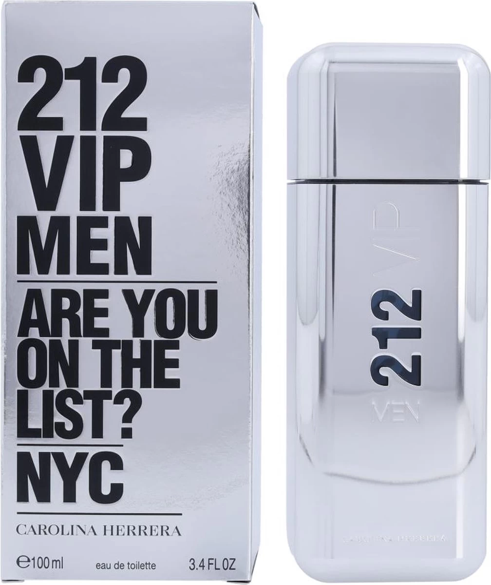 Carolina Herrera 212 VIP Men - 100 Ml - Eau De Toilette Spray - Herenparfum 22 Carolina Herrera 212 VIP Men - 100 Ml - Eau De Toilette Spray - Herenparfum - Afbeelding 20