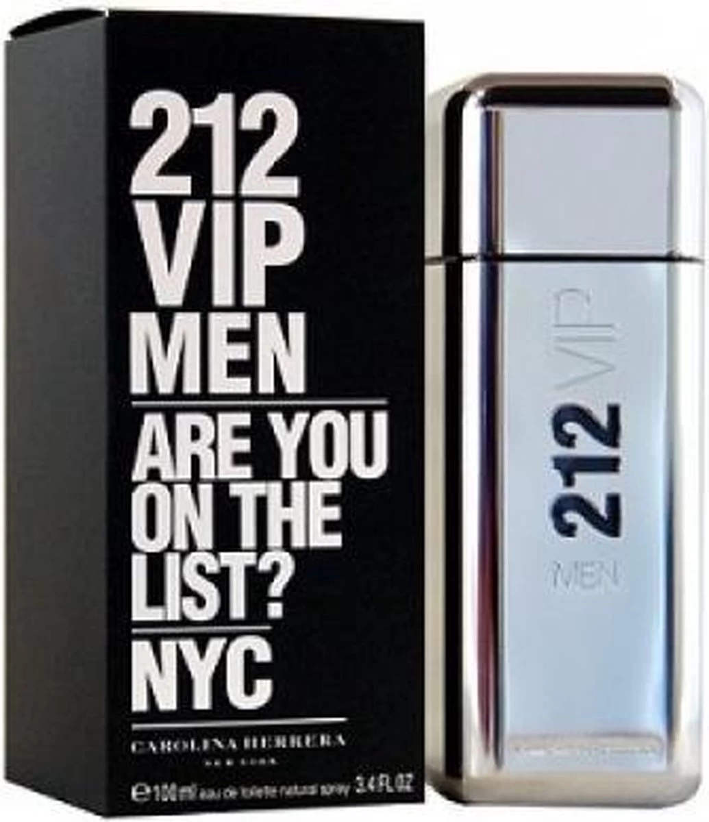 Carolina Herrera 212 VIP Men - 100 Ml - Eau De Toilette Spray - Herenparfum 13 Carolina Herrera 212 VIP Men - 100 Ml - Eau De Toilette Spray - Herenparfum - Afbeelding 11
