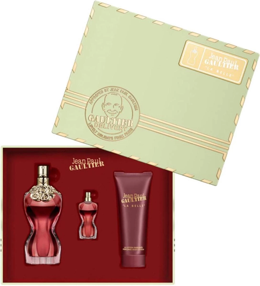 Jean Paul Gaultier La Belle 50ml Edp + 6ml Edp + 75ml Bodylotion Geschenkset 3 Jean Paul Gaultier La Belle 50ml Edp + 6ml Edp + 75ml Bodylotion Geschenkset