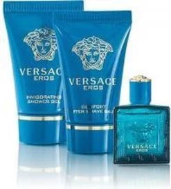 Versace - Eros Gift Of Mini 5 Ml, And Eros 25 Ml (After Shave Balm) Eros 25 Ml - Eau De Toilette - 5ML 15 Versace - Eros Gift Of Mini 5 Ml, And Eros 25 Ml (After Shave Balm) Eros 25 Ml - Eau De Toilette - 5ML -Parfumwinkel voor één product 1089x1200 2