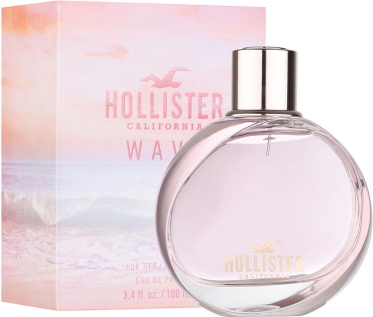 Hollister - Wave For Her - Eau De Parfum - 100ML 14 Hollister - Wave For Her - Eau De Parfum - 100ML - Afbeelding 12