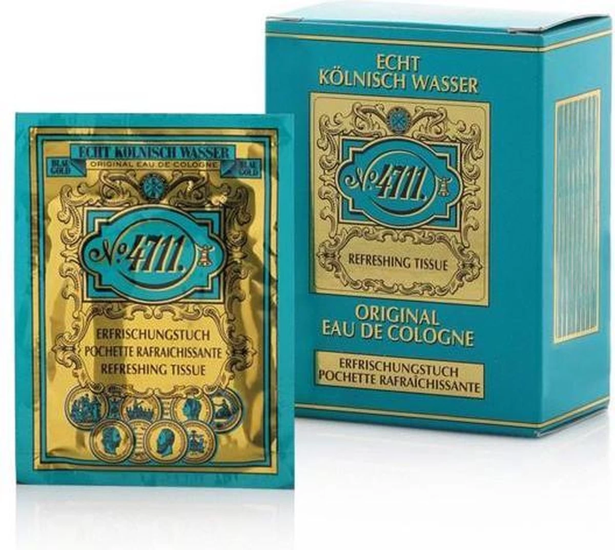 4711 Original Refreshing Eau De Cologne Tissue - 10 Stuk 13 4711 Original Refreshing Eau De Cologne Tissue - 10 Stuk - Afbeelding 11