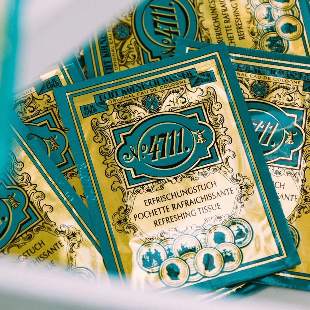 4711 Original Refreshing Eau De Cologne Tissue - 10 Stuk 7 4711 Original Refreshing Eau De Cologne Tissue - 10 Stuk - Afbeelding 5