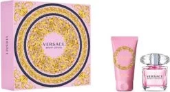 Versace Bright Crystal Gift Set 30 Ml Eau De Toilette Spray + 50 Ml Bodylotion