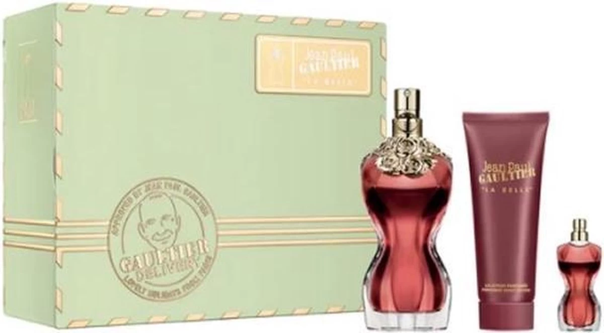 Jean Paul Gaultier La Belle 50ml Edp + 6ml Edp + 75ml Bodylotion Geschenkset 4 Jean Paul Gaultier La Belle 50ml Edp + 6ml Edp + 75ml Bodylotion Geschenkset - Afbeelding 2