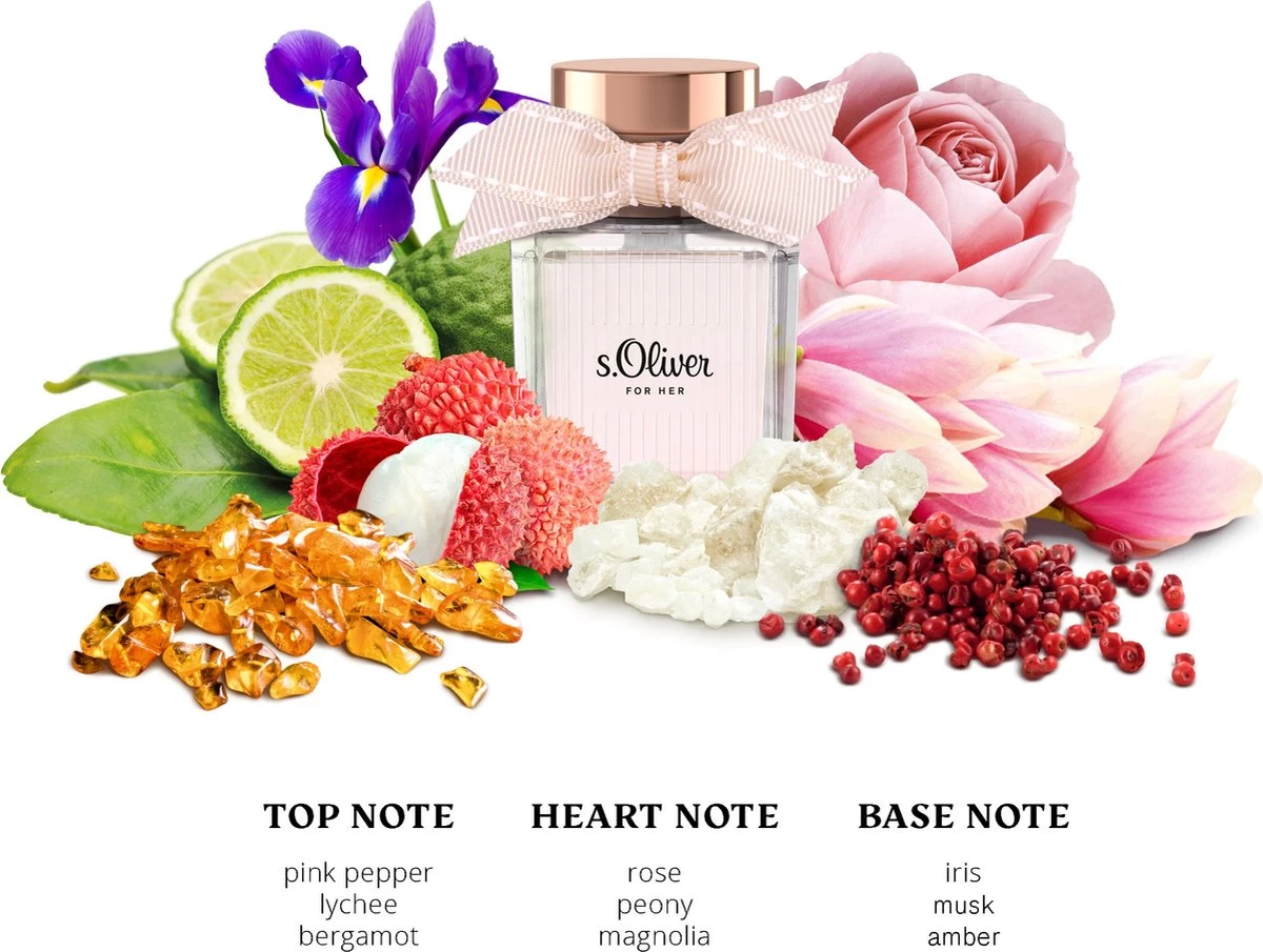 S.Oliver S. Oliver For Her Eau De Toilette Spray 50 Ml 5 S.Oliver S. Oliver For Her Eau De Toilette Spray 50 Ml - Afbeelding 3