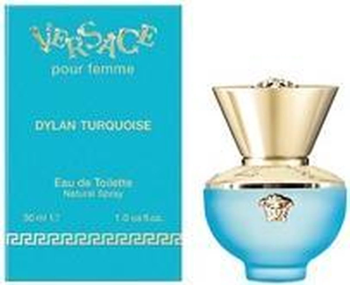 Versace - Dylan Turquoise Pour Femme - Eau De Toilette - 50ml 16 Versace - Dylan Turquoise Pour Femme - Eau De Toilette - 50ml - Afbeelding 14