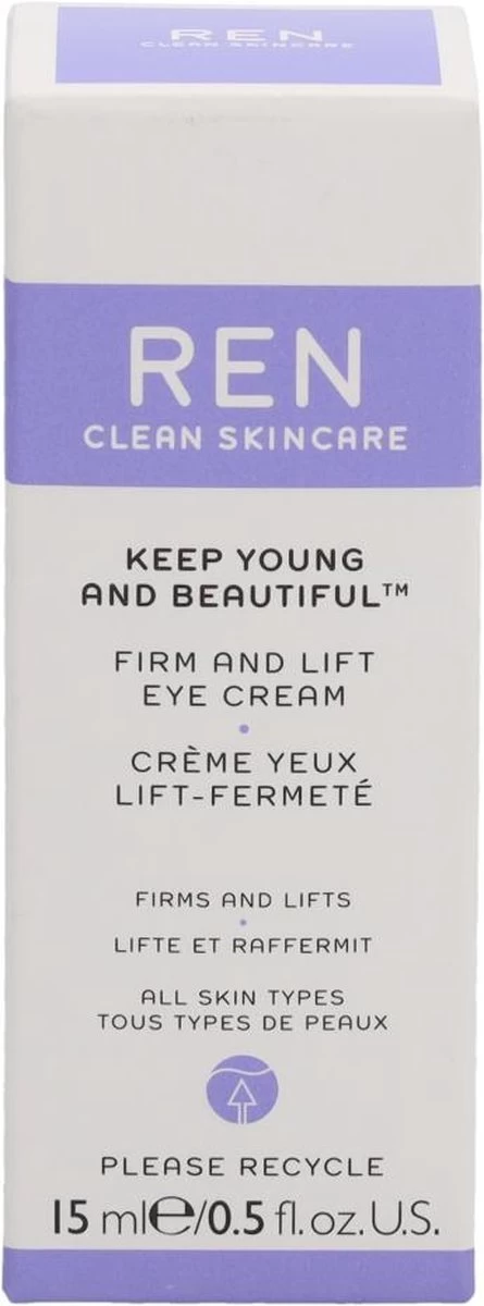 Ren Clean Skincare - Keep Young And Beautiful Firm And Lift Eye Cream 5 Ren Clean Skincare - Keep Young And Beautiful Firm And Lift Eye Cream - Afbeelding 3