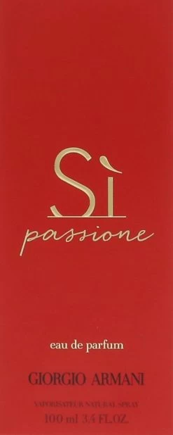 Giorgio Armani Sì Passione 100 Ml - Eau De Parfum - Damesparfum -Parfumwinkel voor één product 480x1200