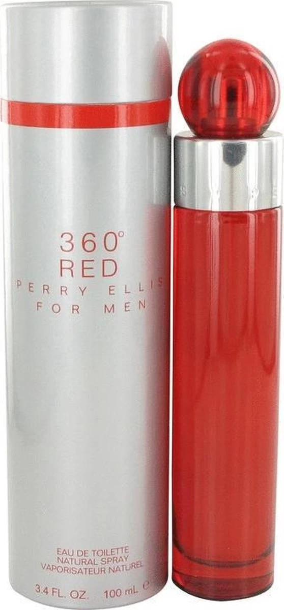 Perry Ellis - 360° Red For Men - Eau De Toilette - 100ML 4 Perry Ellis - 360° Red For Men - Eau De Toilette - 100ML - Afbeelding 2