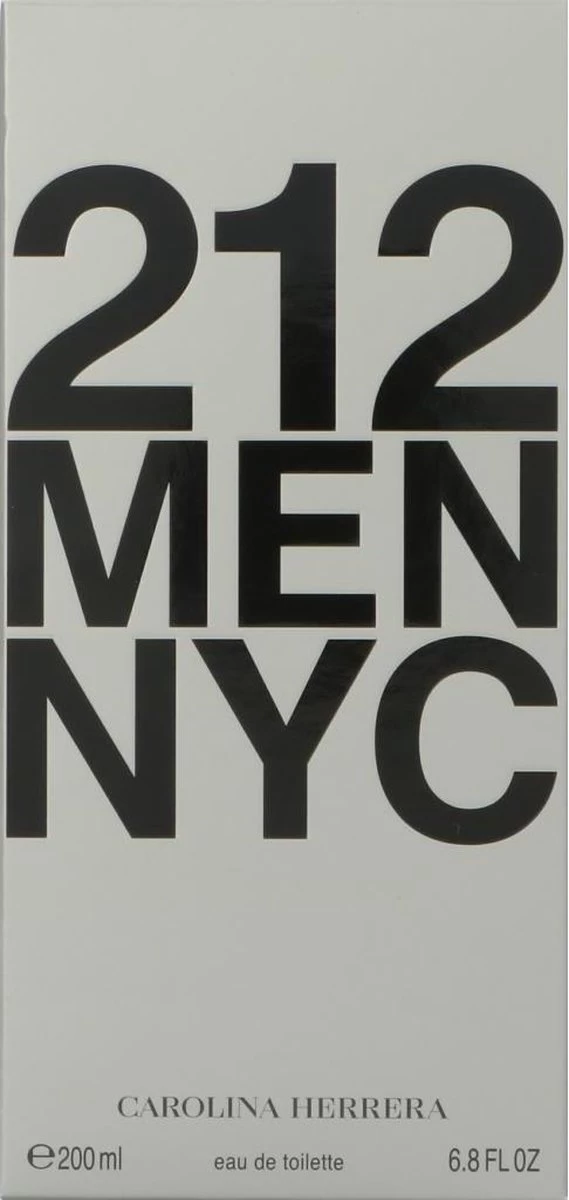 Carolina Herrera - Herenparfum 212 Carolina Herrera EDT - Mannen - 200 Ml 5 Carolina Herrera - Herenparfum 212 Carolina Herrera EDT - Mannen - 200 Ml - Afbeelding 3