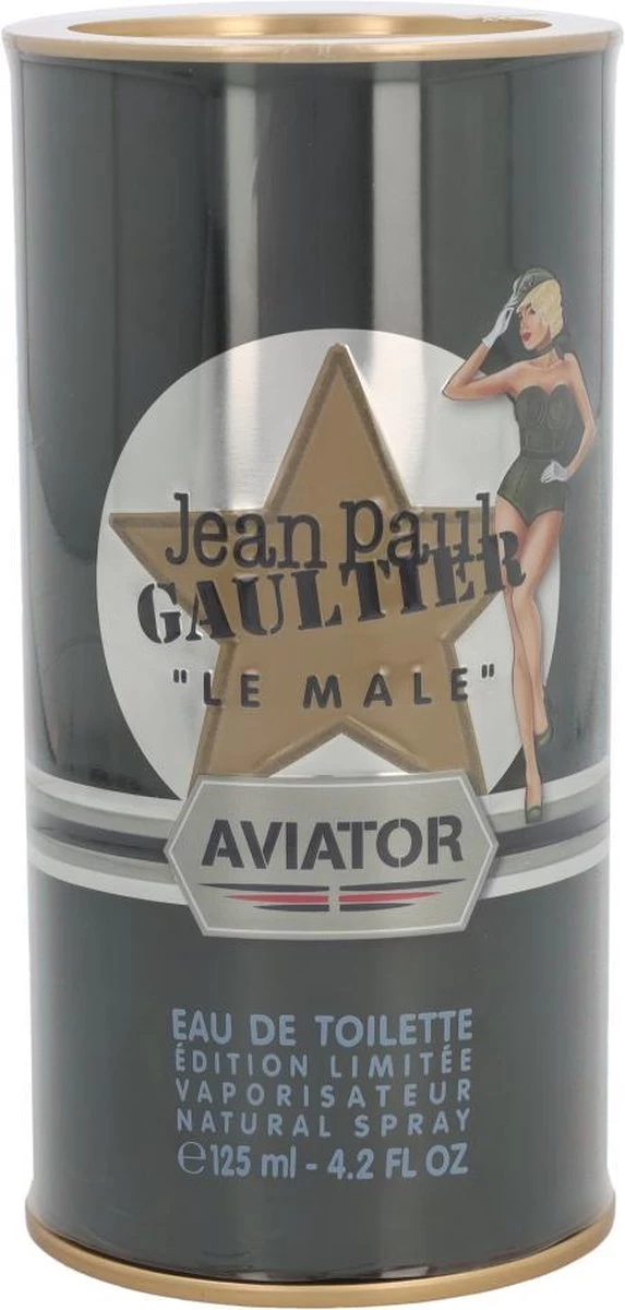 Jean Paul Gaultier Le Male Aviator Eau De Toilette 125ml Spray - Limited Edition 4 Jean Paul Gaultier Le Male Aviator Eau De Toilette 125ml Spray - Limited Edition - Afbeelding 2