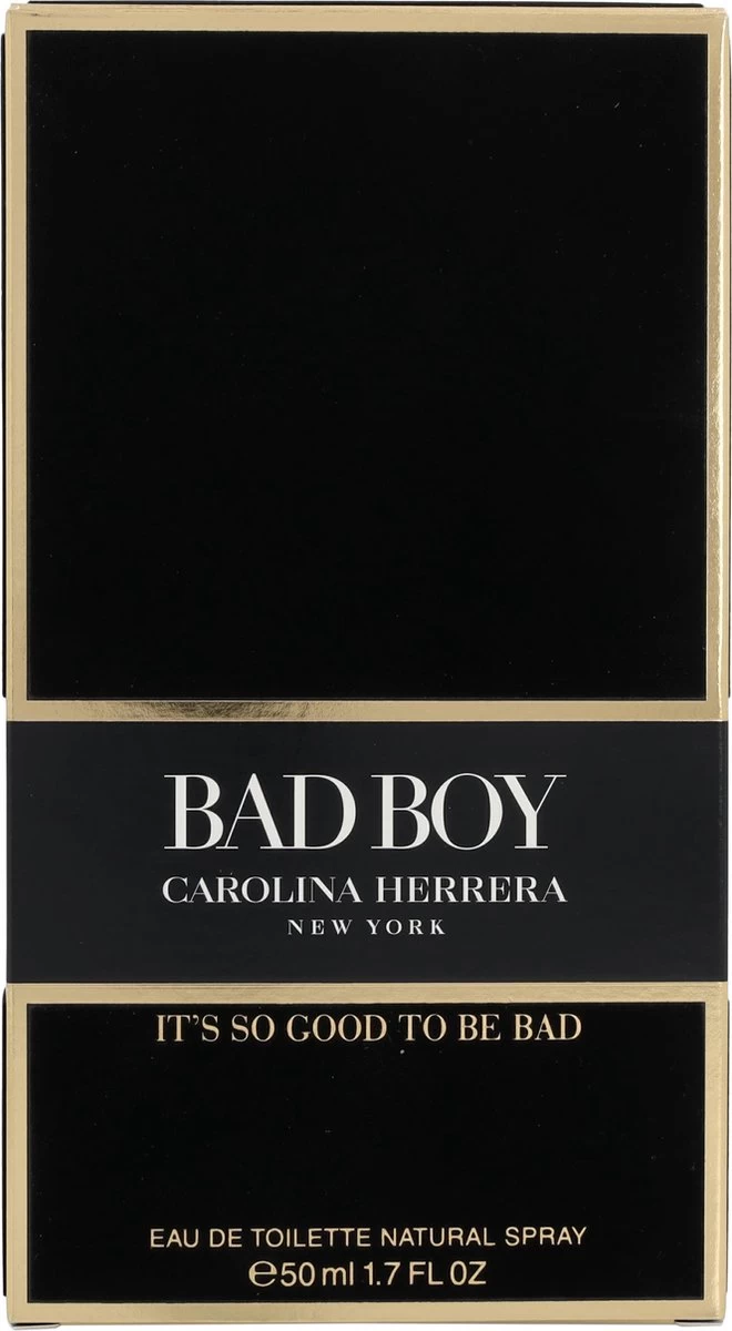Carolina Herrera - Bad Boy - 50ml - Eau De Toilette - Herenparfum 4 Carolina Herrera - Bad Boy - 50ml - Eau De Toilette - Herenparfum - Afbeelding 2