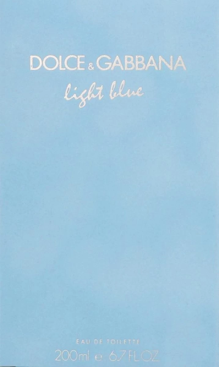Dolce & Gabbana Light Blue 200 Ml - Eau De Toilette - Damesparfum 12 Dolce & Gabbana Light Blue 200 Ml - Eau De Toilette - Damesparfum - Afbeelding 10