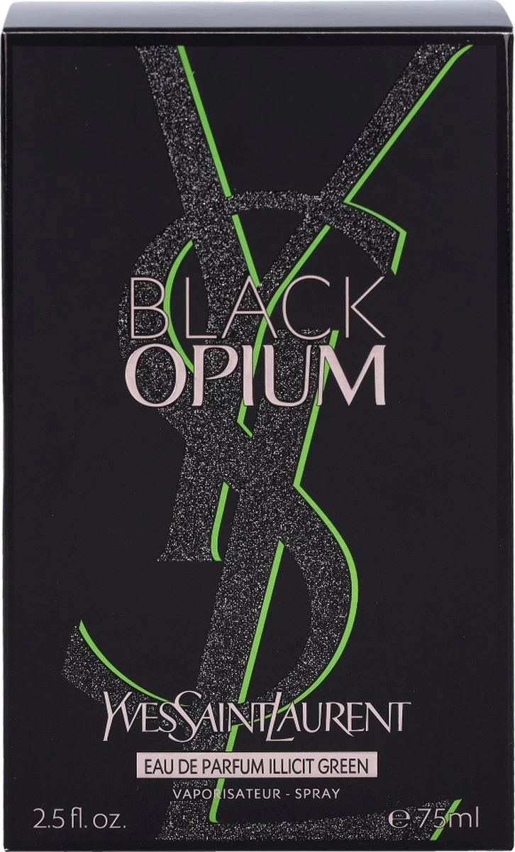 Yves Saint Laurent - Black Opium Illicit Green - Eau De Parfum 75 Ml 5 Yves Saint Laurent - Black Opium Illicit Green - Eau De Parfum 75 Ml - Afbeelding 3