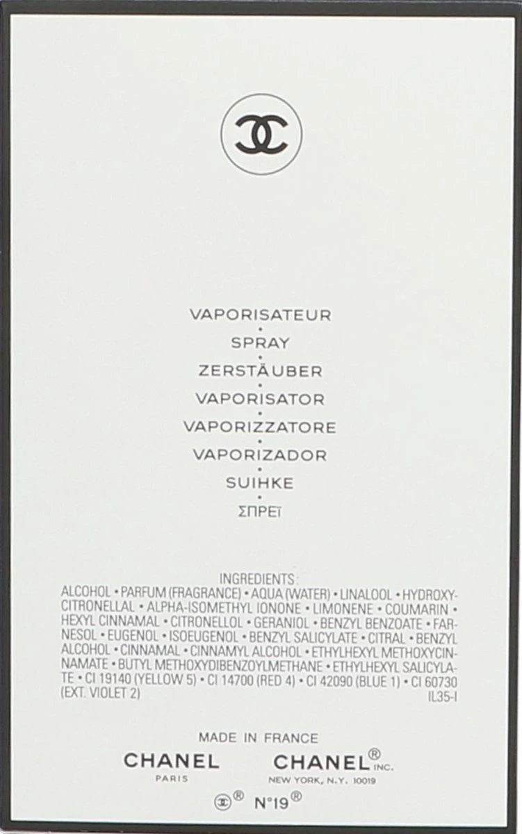 Chanel N°19 Poudré 100 Ml - Eau De Parfum - Damesparfum 6 Chanel N°19 Poudré 100 Ml - Eau De Parfum - Damesparfum - Afbeelding 4