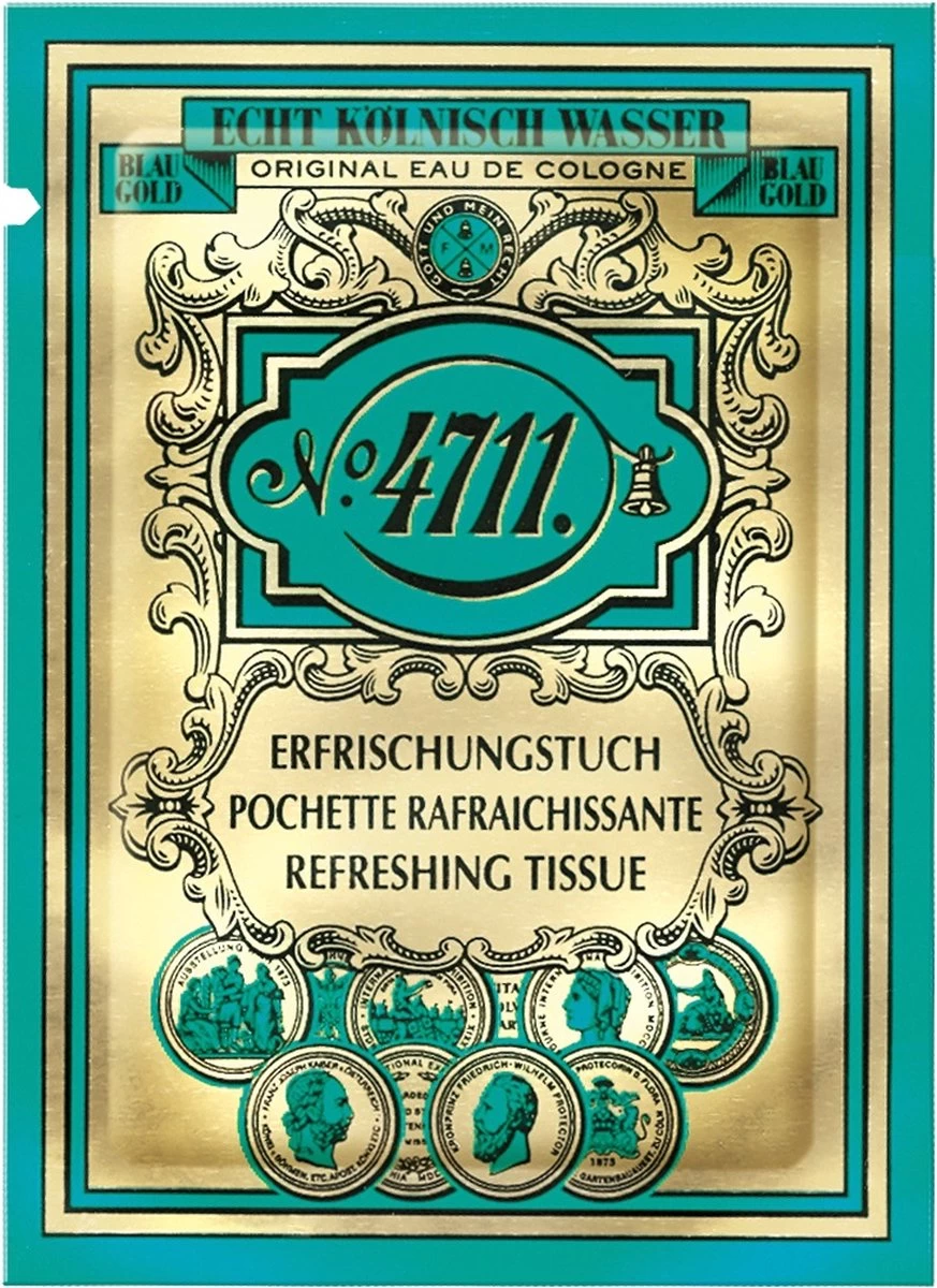 4711 Original Refreshing Eau De Cologne Tissue - 10 Stuk 3 4711 Original Refreshing Eau De Cologne Tissue - 10 Stuk