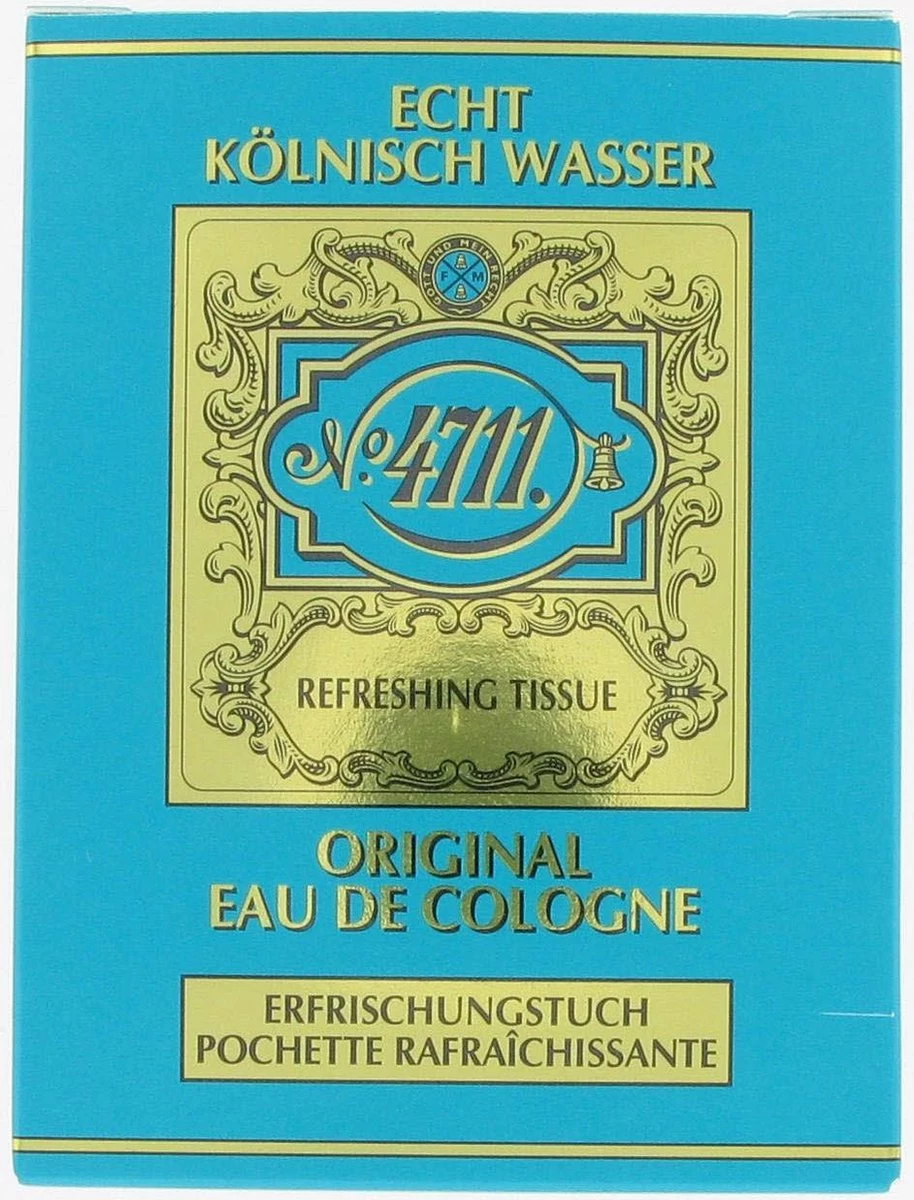 4711 Original Refreshing Eau De Cologne Tissue - 10 Stuk 11 4711 Original Refreshing Eau De Cologne Tissue - 10 Stuk - Afbeelding 9