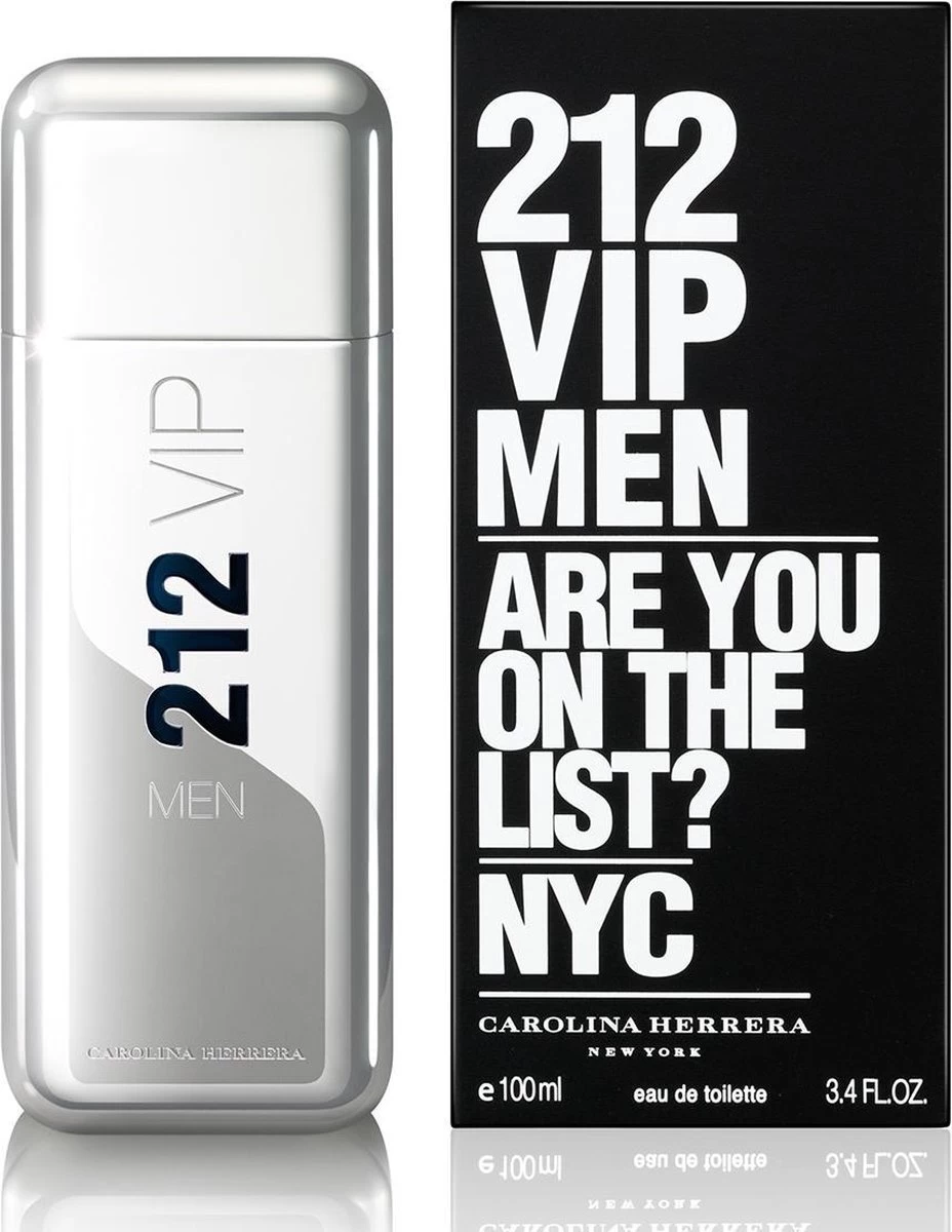 Carolina Herrera 212 VIP Men - 100 Ml - Eau De Toilette Spray - Herenparfum 9 Carolina Herrera 212 VIP Men - 100 Ml - Eau De Toilette Spray - Herenparfum - Afbeelding 7