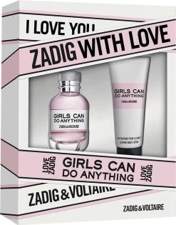 Zadig & Voltaire Girls Can Do Anything Giftset - 30 Ml Eau De Parfum + 75 Ml Bodylotion - Geurengeschenkset
