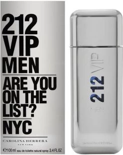 Carolina Herrera 212 VIP Men - 100 Ml - Eau De Toilette Spray - Herenparfum 36 Carolina Herrera 212 VIP Men - 100 Ml - Eau De Toilette Spray - Herenparfum -Parfumwinkel voor één product 951x1200