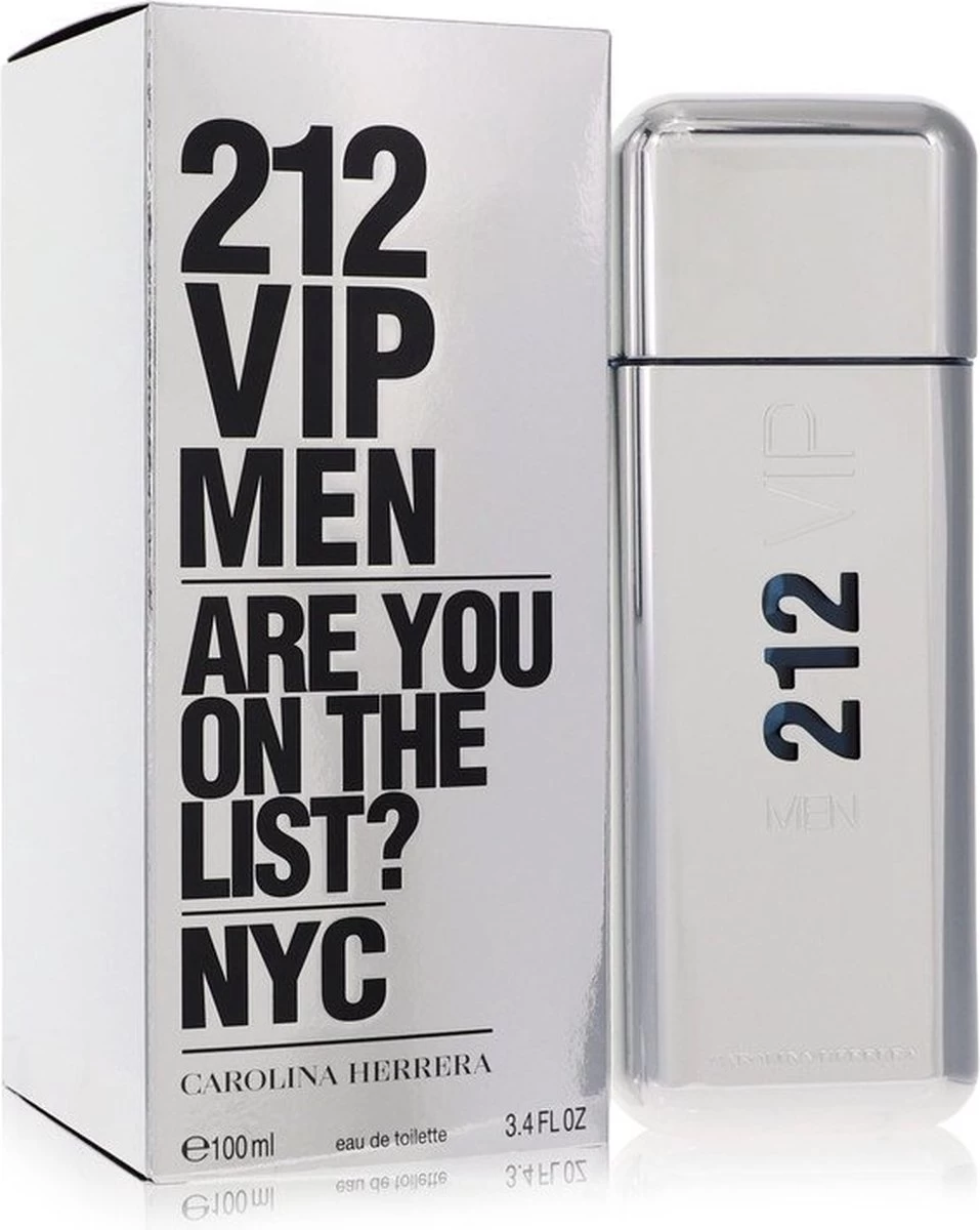 Carolina Herrera 212 VIP Men - 100 Ml - Eau De Toilette Spray - Herenparfum 18 Carolina Herrera 212 VIP Men - 100 Ml - Eau De Toilette Spray - Herenparfum - Afbeelding 16
