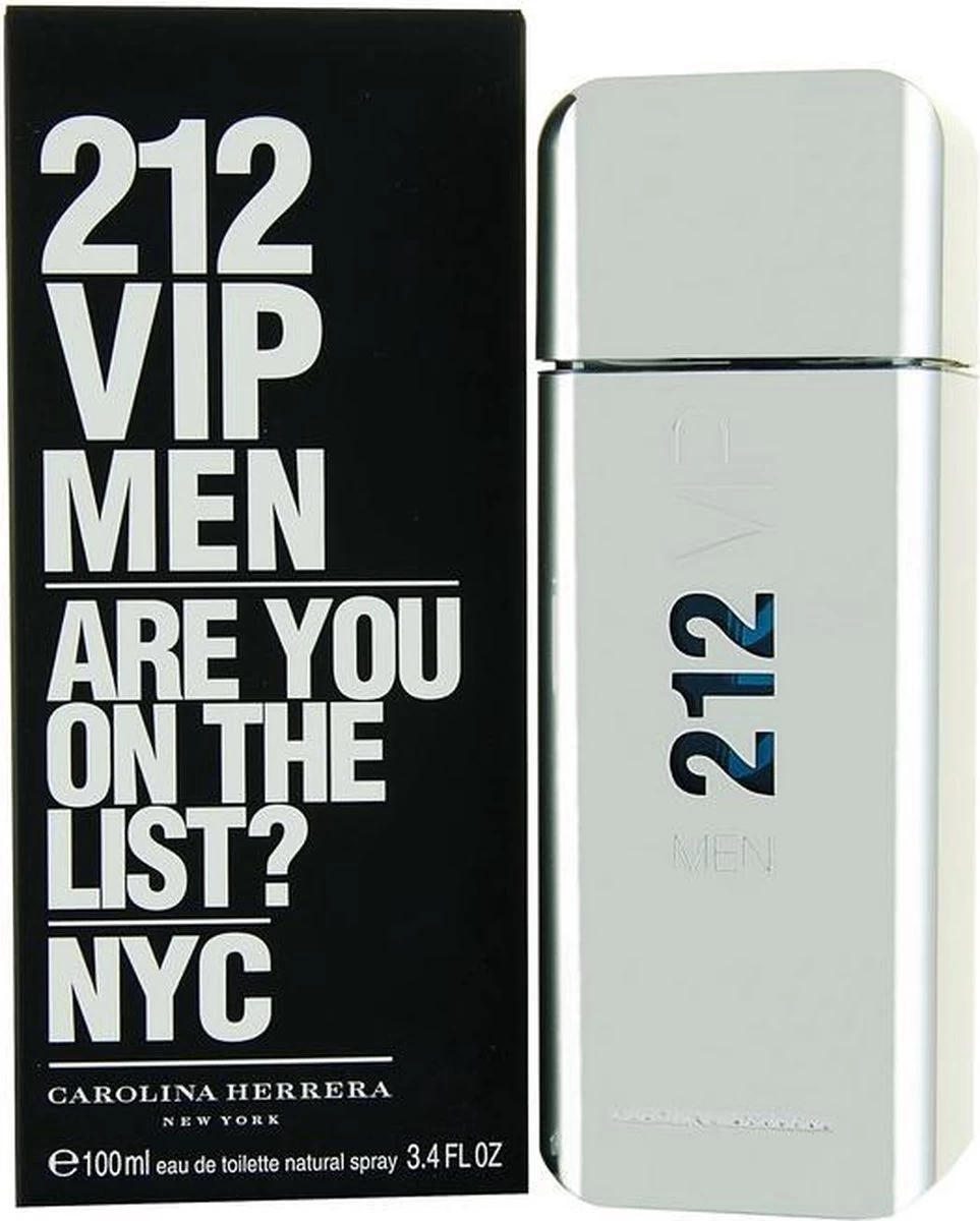 Carolina Herrera 212 VIP Men - 100 Ml - Eau De Toilette Spray - Herenparfum 10 Carolina Herrera 212 VIP Men - 100 Ml - Eau De Toilette Spray - Herenparfum - Afbeelding 8
