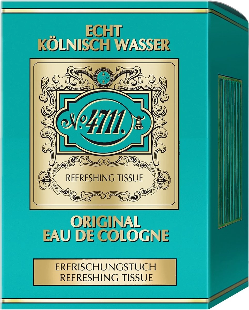 4711 Original Refreshing Eau De Cologne Tissue - 10 Stuk 5 4711 Original Refreshing Eau De Cologne Tissue - 10 Stuk - Afbeelding 3