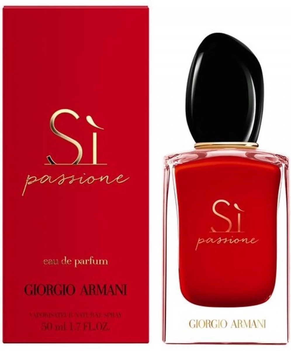 Giorgio Armani Sì Passione 50 Ml - Eau De Parfum - Damesparfum 4 Giorgio Armani Sì Passione 50 Ml - Eau De Parfum - Damesparfum - Afbeelding 2